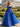 Off Shoulder Appliques Ruched Illusion Long Ball Gown Prom Dress in Royal Blue