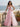 Pink Off-Shoulder Lace Corset High Slit Tulle Maxi A-Line Prom Dress