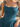 Lace Up Bodice Sparkly Tulle Mini Ball Gown Prom Dress in Peacock Blue