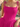 Lace Up Bodice Sparkly Tulle Mini Ball Gown Prom Dress in Hot Pink