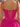 Lace Up Bodice Sparkly Tulle Mini Ball Gown Prom Dress in Hot Pink