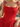 Lace Up Bodice Sparkly Tulle Mini Ball Gown Prom Dress in Red