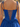 Lace Up Bodice Sparkly Tulle Mini Ball Gown Prom Dress in Royal Blue