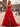 Crystal Corset Layered Ruffle Hem Long Prom Dress With Slit - Red