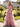 Scoop Neck Floral Layered Lace Up Long Ball Gown Prom Dress in Pink