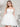 Sheer Bodice Strapless Lace Embroidery Mini Ball Gown Prom Dress - White