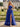 Strapless Pleates Beaded Tiered Prom Dress With Split - Royal Blue