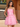3D Rose Sparkly Tiered Mini Ball Gown Prom Dress-Hot Pink