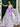 Strapless Big Bow Floral Pleated Bodice Long Ball Gown Prom Dress With Slit - Lilac