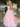 Embroidery Illusion Bodice Ball Gown Long Prom Dress - Pink