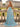 Sparkly Beading Tiered Ruffle Corset Ball Gown Baby Blue Floral Long Prom Dress With Slit
