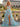 Sparkly Beading Tiered Ruffle Corset Ball Gown Baby Blue Floral Long Prom Dress With Slit