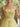 Appliques Illusion Bodice Tulle Ball Gown Short Hoco Dress in Yellow
