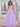 Lace Embroidery Spaghetti Strap Layered Ball Gown Prom Dress - Lilac