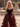 V-Neck Floral Print Layered Ruffle Hem Long Ball Gown Prom Dress With Slit - Black Floral
