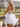 V-Neck Sparkly Lace Up Mini Ball Gown Prom Dress in White