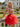 V-Neck Sparkly Lace Up Mini Ball Gown Prom Dress in Red