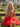 V-Neck Sparkly Lace Up Mini Ball Gown Prom Dress in Red