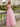 Sweetheart Neck Embroidery Illusion Sheer Lace Up Long Ball Gown Prom Dress in Pink