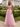 Sweetheart Neck Embroidery Illusion Sheer Lace Up Long Ball Gown Prom Dress in Pink
