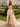 V-Neck Sparkly Crystal Lace Up Long Ball Gown Prom Dress With Split in Champagne