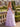 V-Neck Sparkly Crystal Lace Up Long Ball Gown Prom Dress With Split in Lavender