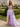 V-Neck Sparkly Crystal Lace Up Long Ball Gown Prom Dress With Split in Lavender