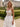 V-Neck Sparkly Crystal Lace Up Long Ball Gown Prom Dress With Split in White