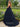 Sweetheart Polka Dot Ball Gown Prom Dress With Belt in Navy Blue
