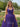 Sweetheart Polka Dot Ball Gown Prom Dress With Belt in Purple