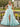 Sweetheart Polka Dot Ball Gown Prom Dress With Belt in Baby Blue