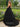 Sweetheart Polka Dot Ball Gown Prom Dress With Belt in Black