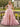 Sweetheart Polka Dot Ball Gown Prom Dress With Belt in Pink