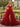 Sweetheart Red Polka Dot Ball Gown Prom Dress With Belt in Red