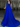 Sweetheart Hand Beading Bodice Ball Gown Prom Dress With Drop Train - Royal Blue