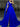Sweetheart Hand Beading Bodice Ball Gown Prom Dress With Drop Train - Royal Blue