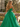 Detachable Strap Sweetheart Neck Beading Ruched Bodice Long Ball Gown Prom Dress in Green