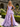 Detachable Strap Sweetheart Neck Beading Ruched Bodice Long Ball Gown Prom Dress in Light Purple