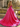 Detachable Strap Sweetheart Neck Beading Ruched Bodice Long Ball Gown Prom Dress in Hot Pink