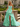 Detachable Strap Sweetheart Neck Beading Ruched Bodice Long Ball Gown Prom Dress in Mint Green