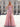 Off Shoulder Hot Fix Crystal Lace Illusion Bodice Long Ball Gown Prom Dress With Slit - Blush Pink