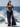 Plus Size Off Shoulder Hot Fix Crystal Pleated Long Mermaid Prom Dress With Slit - Navy Blue