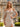 Off Shoulder Fringe Sparkly Beading Long Mermaid Prom Dress in Champagne