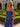Sparkly Beading Layered Ruffle Hem Long Mermaid Prom Dress With Slit - Navy Blue