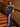 Sparkly Sequin Illusion Corset Long Prom Dress With Slit in Navy Blue