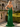 Luxury Crystal Strapless Ruched Hand Beading Bodice Long Mermaid Prom Dress With Slit in Emerald Green