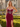 Luxury Crystal Strapless Ruched Hand Beading Bodice Long Mermaid Prom Dress With Slit in Fuchsia