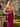 Luxury Crystal Strapless Ruched Hand Beading Bodice Long Mermaid Prom Dress With Slit in Fuchsia