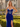 Luxury Crystal Strapless Ruched Hand Beading Bodice Long Mermaid Prom Dress With Slit in Royal Blue