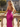 Sparkly Strapless Beading Ruched Lace Up Illusion Bodice Long Mermaid Prom Dress With Split in Fuchsia